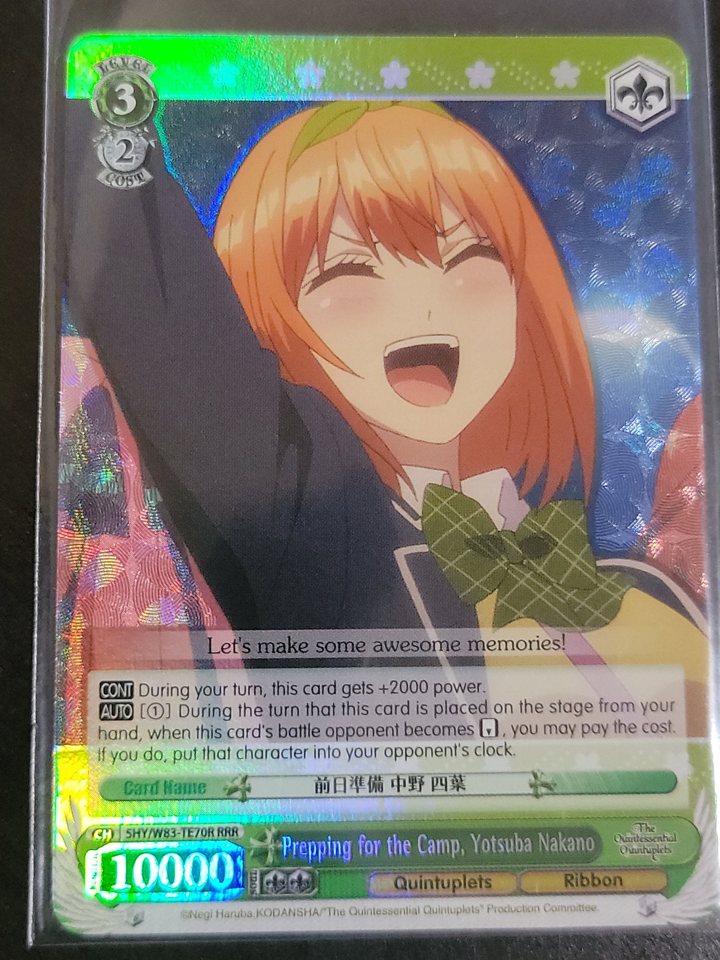 Prepping for the Camp, Yotsuba Nakano (RRR)