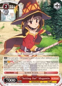 "Setting Out" Megumin (SR)