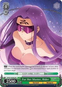 For Her Master, Rider (SR)
