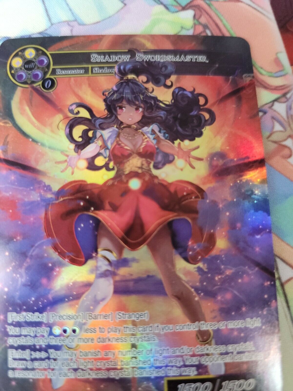 "Shadow Swordsmaster" PofA Prerelease Promo, Force of Will, Full Art English