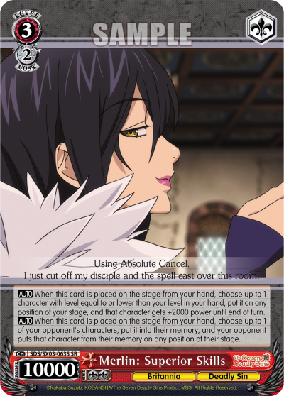 Merlin: Superior Skills (SR)